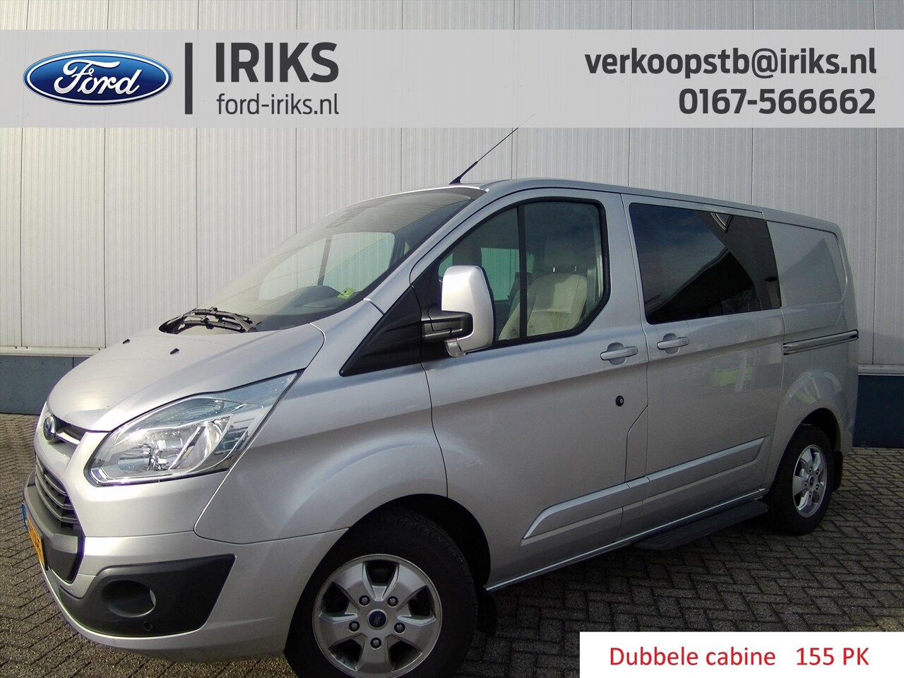 Ford Transit Custom - GBDC 2.2 TDCi 155PK 270 L1H1 Limited - AutoWereld.nl
