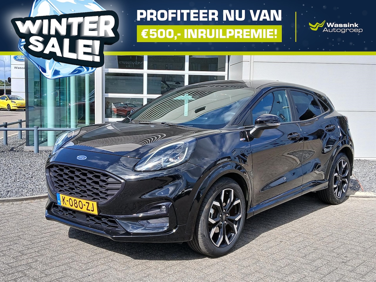 Ford Puma - 1.0i Ecoboost Hybrid 155pk ST-Line X | WINTERSALE |Navigatie | Parkeer sensoren | - AutoWereld.nl
