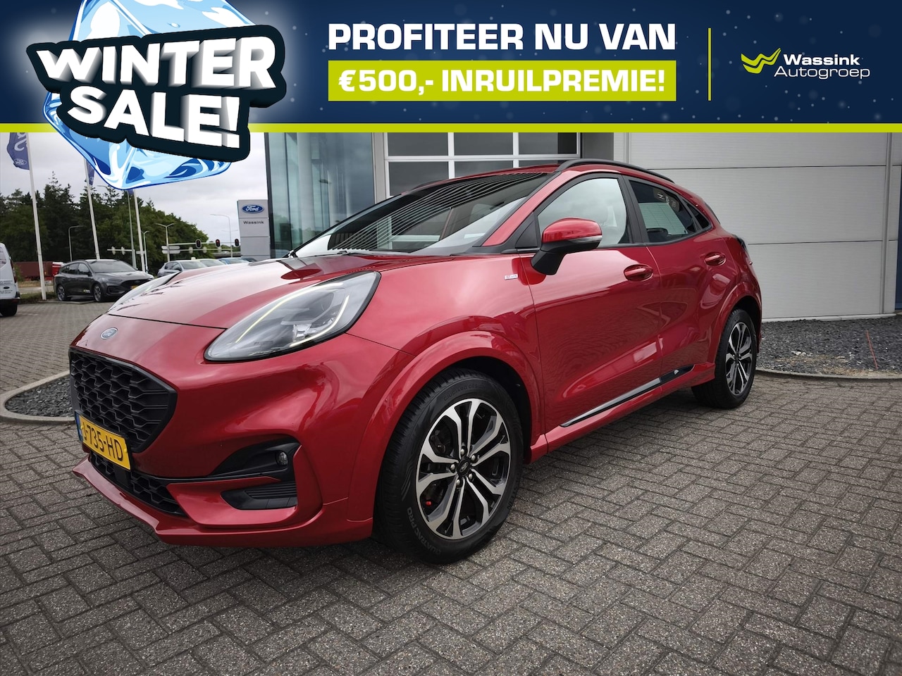 Ford Puma - 1.0i Ecoboost Hybrid 125pk ST-Line | WINTERSALE |Navigatie | Winter pack - AutoWereld.nl