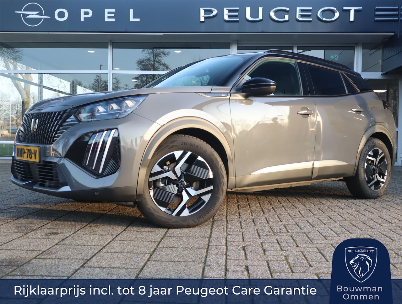 Peugeot e-2008 - GT EV 51kWh 156pk, Rijklaarprijs, Navigatie 360° Camera Adpatieve cruise control - AutoWereld.nl