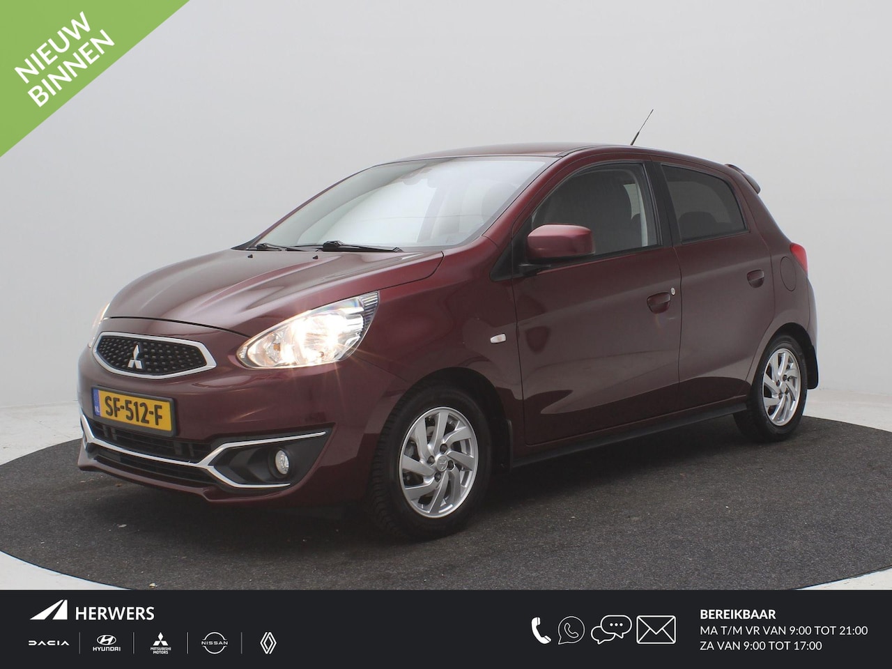 Mitsubishi Space Star - 1.2 Connect Pro AUTOMAAT / Navigatie / Apple Carplay & Android Auto / Airco / Elektrische - AutoWereld.nl