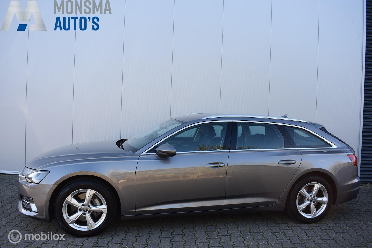 Audi A6 Avant - 45 TFSI Taifungrau Sportstoelen Memory Trekhaak LaneAssist Nette auto - AutoWereld.nl