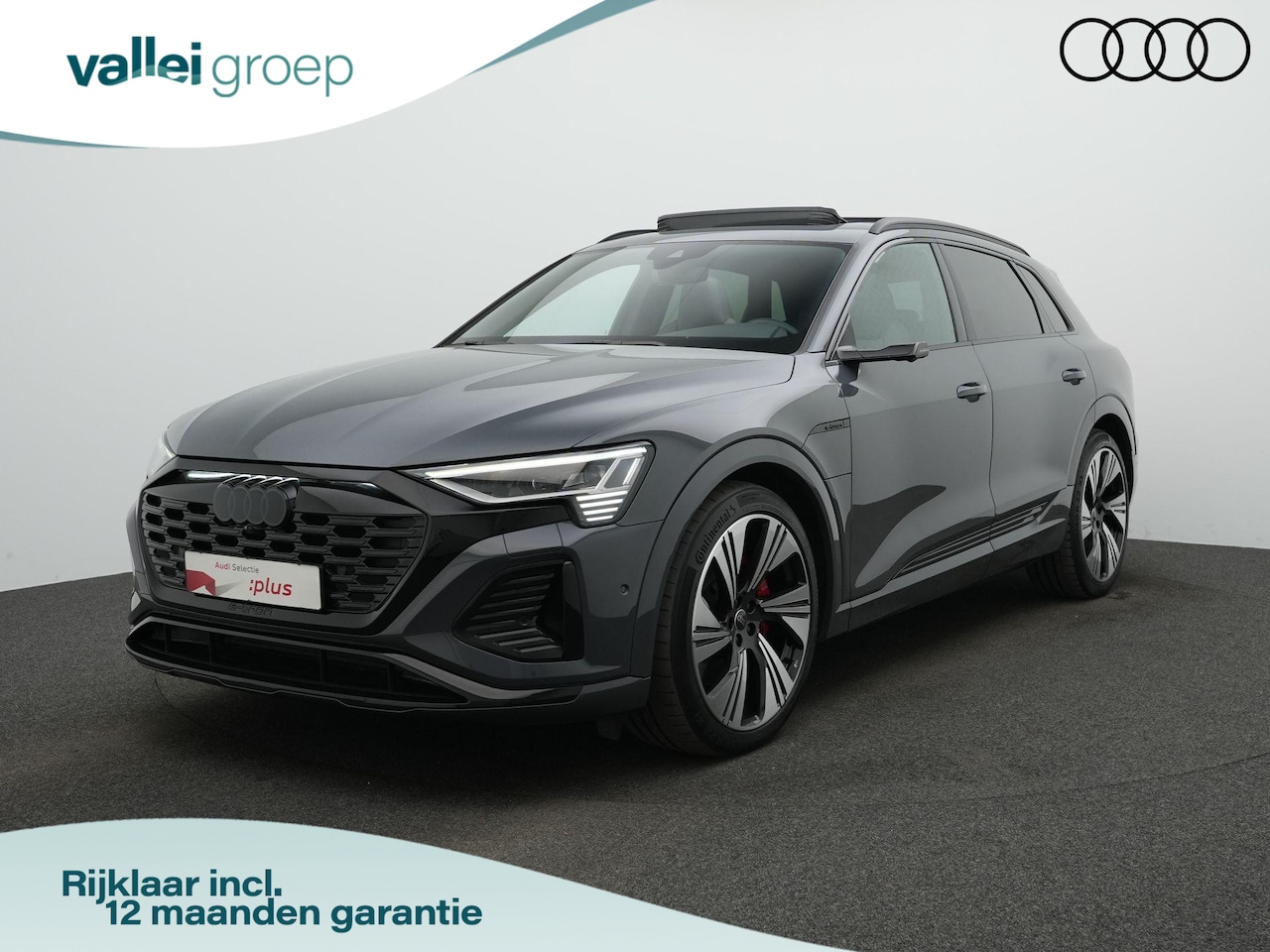 Audi Q8 e-tron - 55 408 pk quattro S-Line 115 kWh | Panoramadak | Trekhaak | Sportstoelen plus | Geheugenst - AutoWereld.nl
