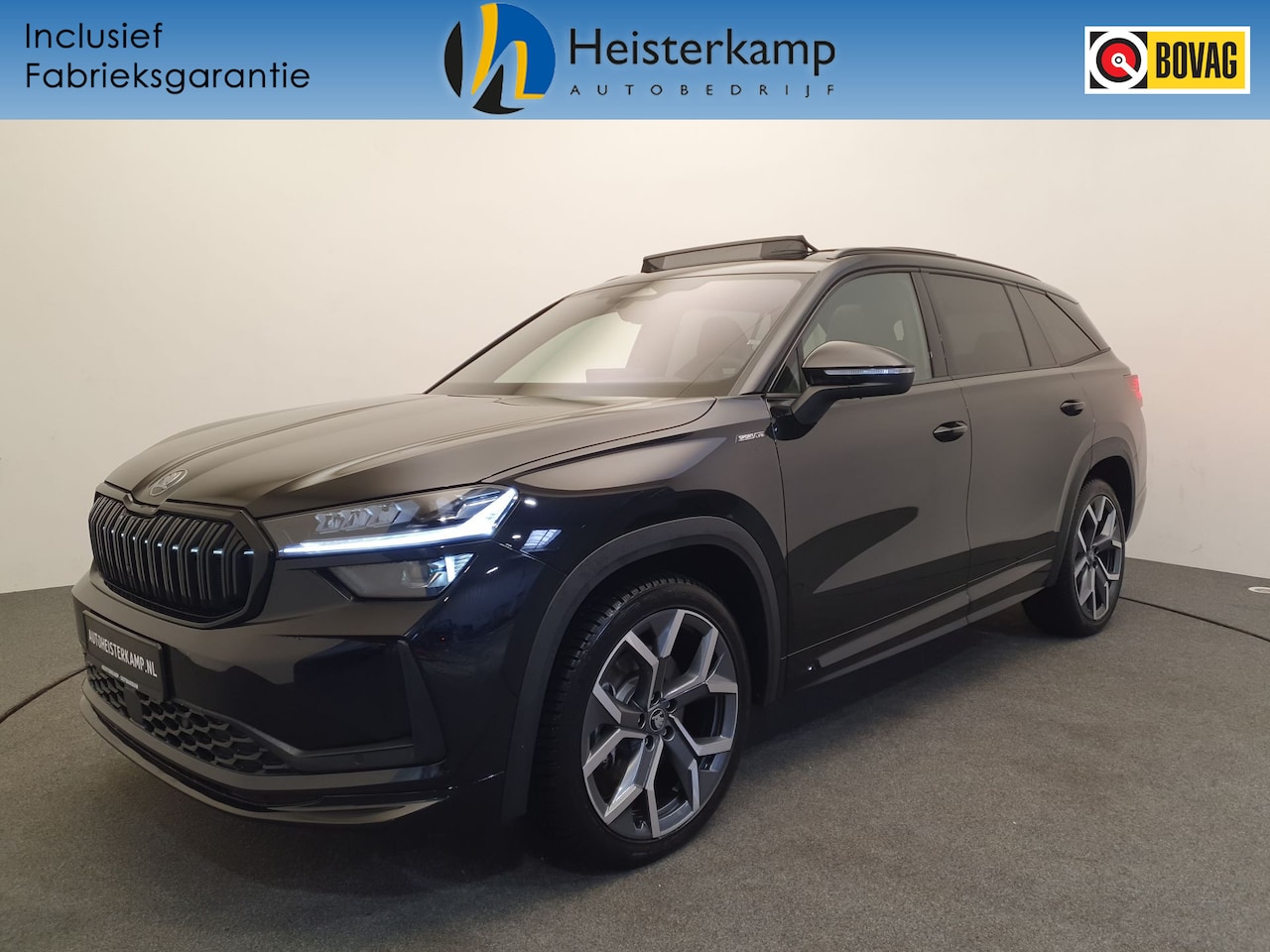 Skoda Kodiaq - 1.5 TSI MHEV 150pk DSG/AUT Sportline 7p. Wegklapbare trekhaak, Panoramadak, Head-Up - AutoWereld.nl