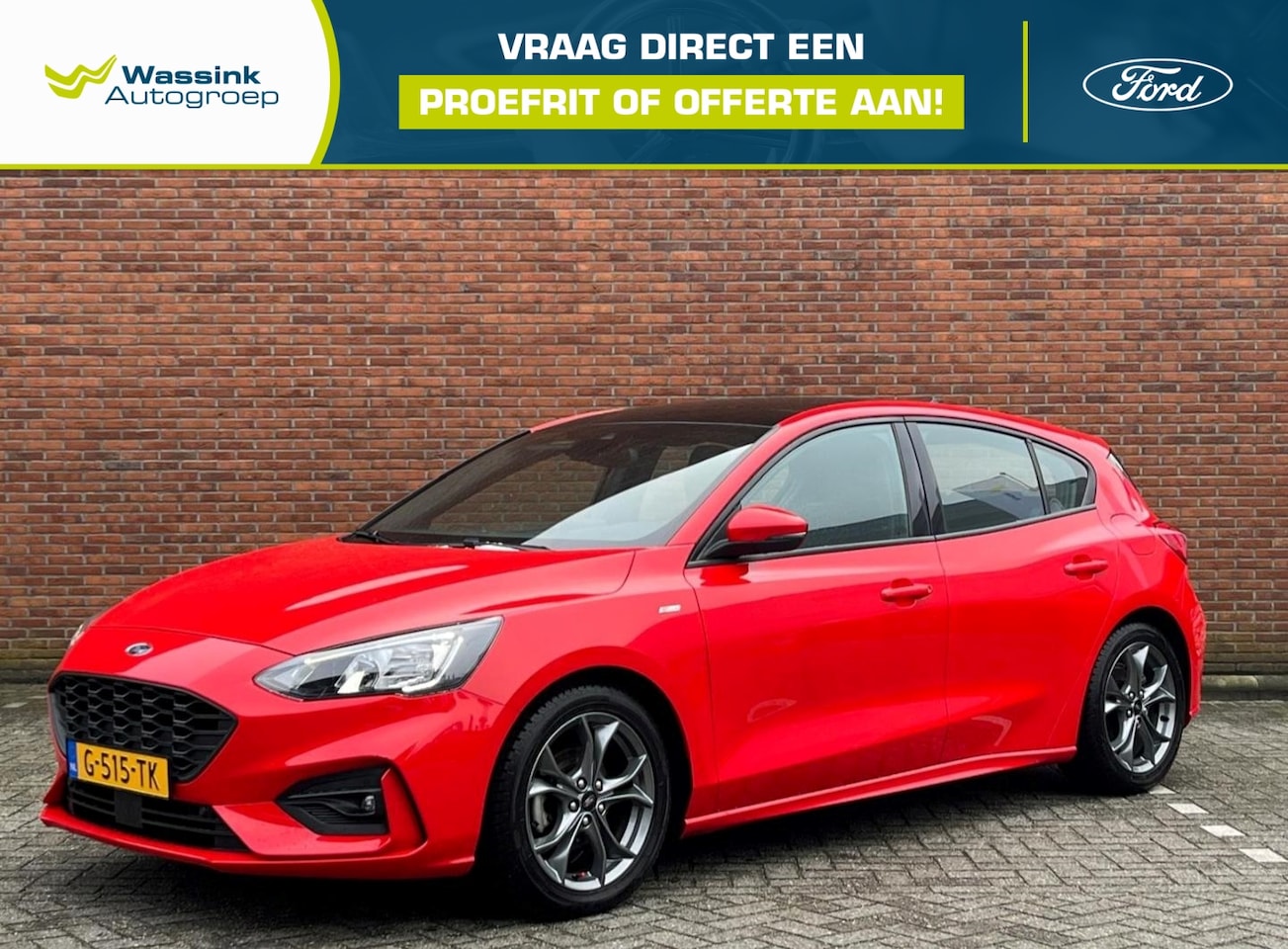Ford Focus - 1.0 EcoBoost 125pk ST-Line Business I Glazen Schuif/kanteldak I Winterpack I Parkeersensor - AutoWereld.nl