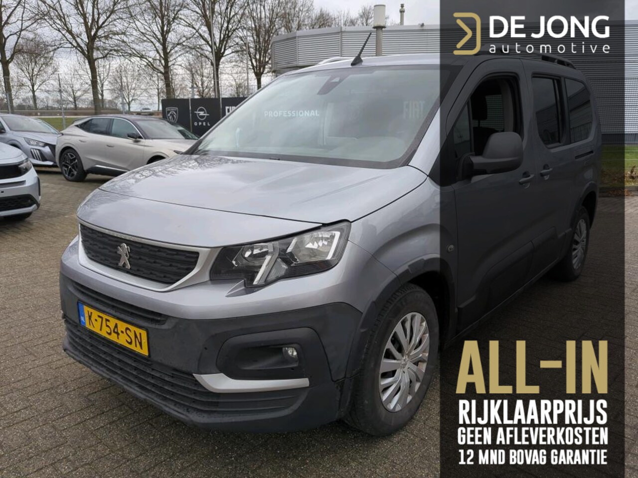 Peugeot Rifter Long - 1.2 Puretech Long Active 7p. ALL-IN rijklaarprijs/Navi/Parkeersensoren/7-zits/Airco - AutoWereld.nl
