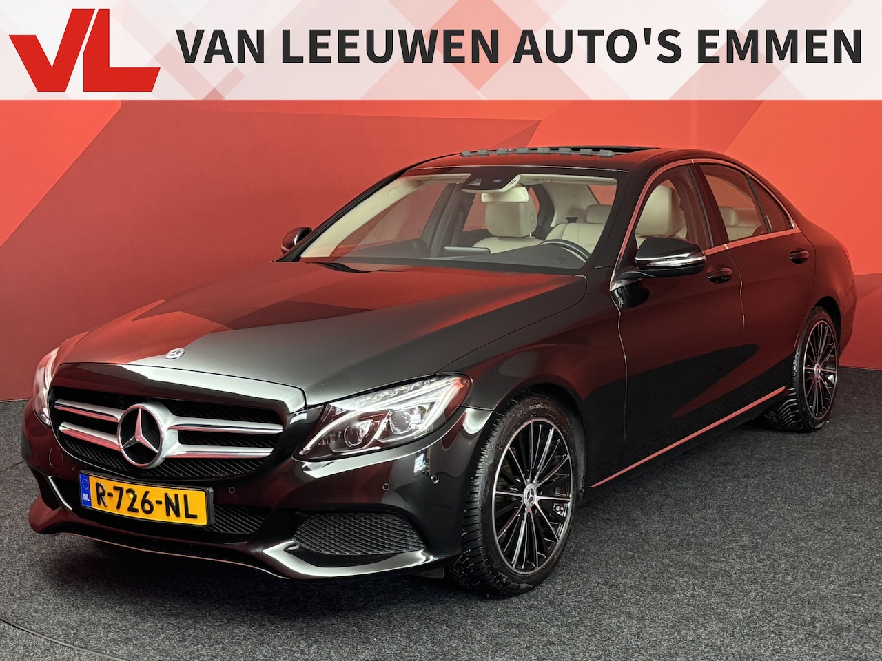 Mercedes-Benz C-klasse - 180 Premium Plus Pack | Navigatie | Open dak | Trekhaak | APK 06-03-2027 | - AutoWereld.nl
