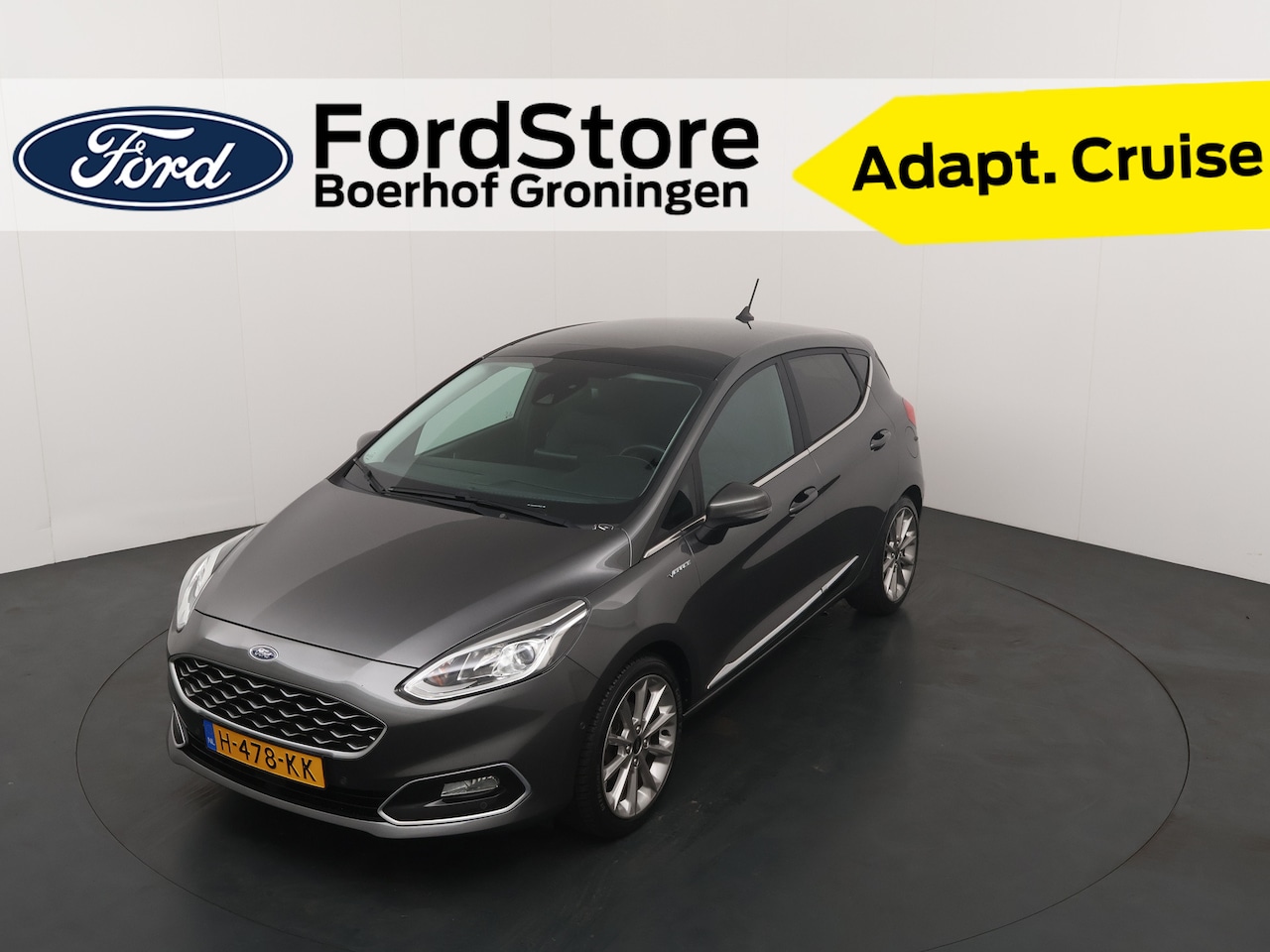 Ford Fiesta - EcoBoost 125 pk Vignale | Pano | Winter Pack | Camera | Leer | Adapt. cruise | B&O | 17" | - AutoWereld.nl