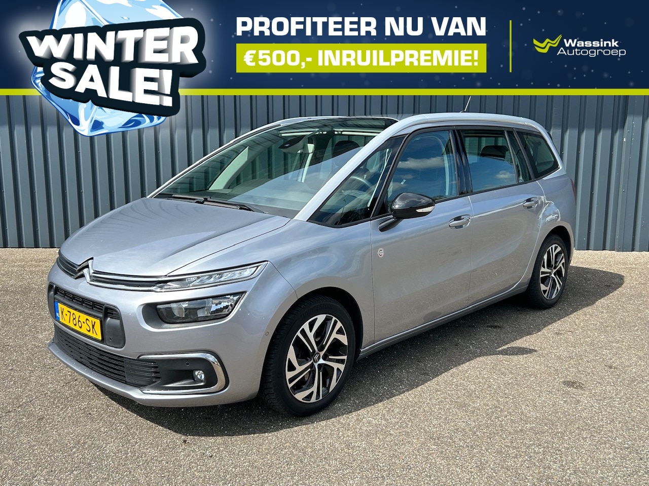 Citroën Grand C4 SpaceTourer - 1.2 PureTech 130pk C-Series | WINTERSALE | Climate control | Trekhaak | Navigatie | Cruise - AutoWereld.nl