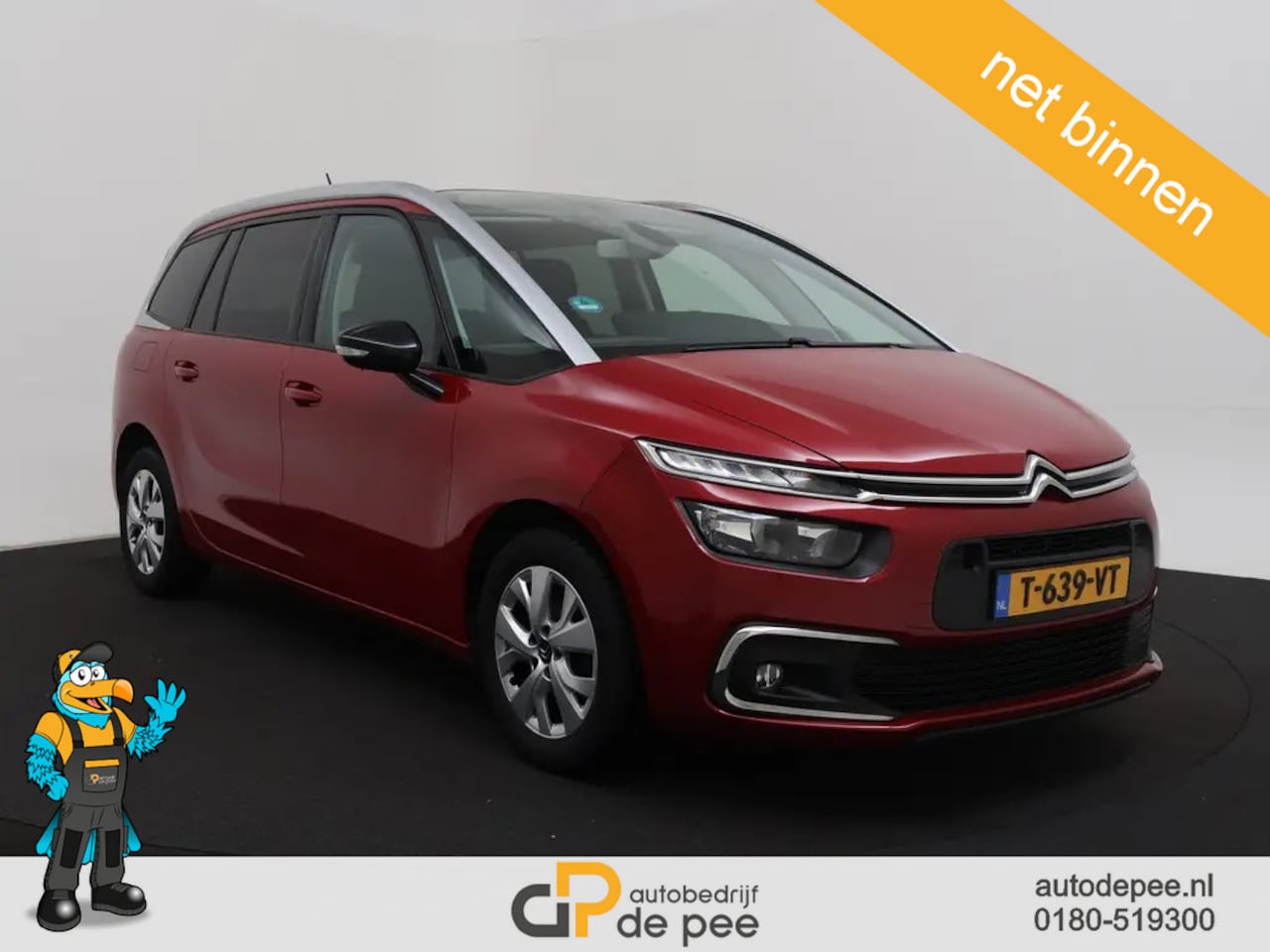 Citroën Grand C4 SpaceTourer - 1.2 PureTech Business GARANTIE/7-PERS/CARPLAY/CLIMA/CRUISE/NAVI rijklaarprijs! - AutoWereld.nl