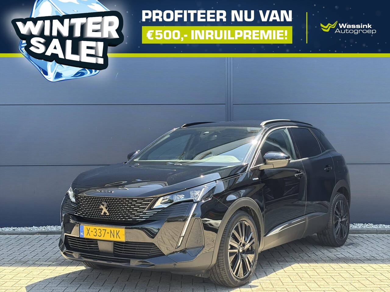Peugeot 3008 - 1.6 Plug-in HYbrid 225pk e-EAT8 GT | WINTERSALE | Black Pack | Camera | Zeer lage kmstand! - AutoWereld.nl