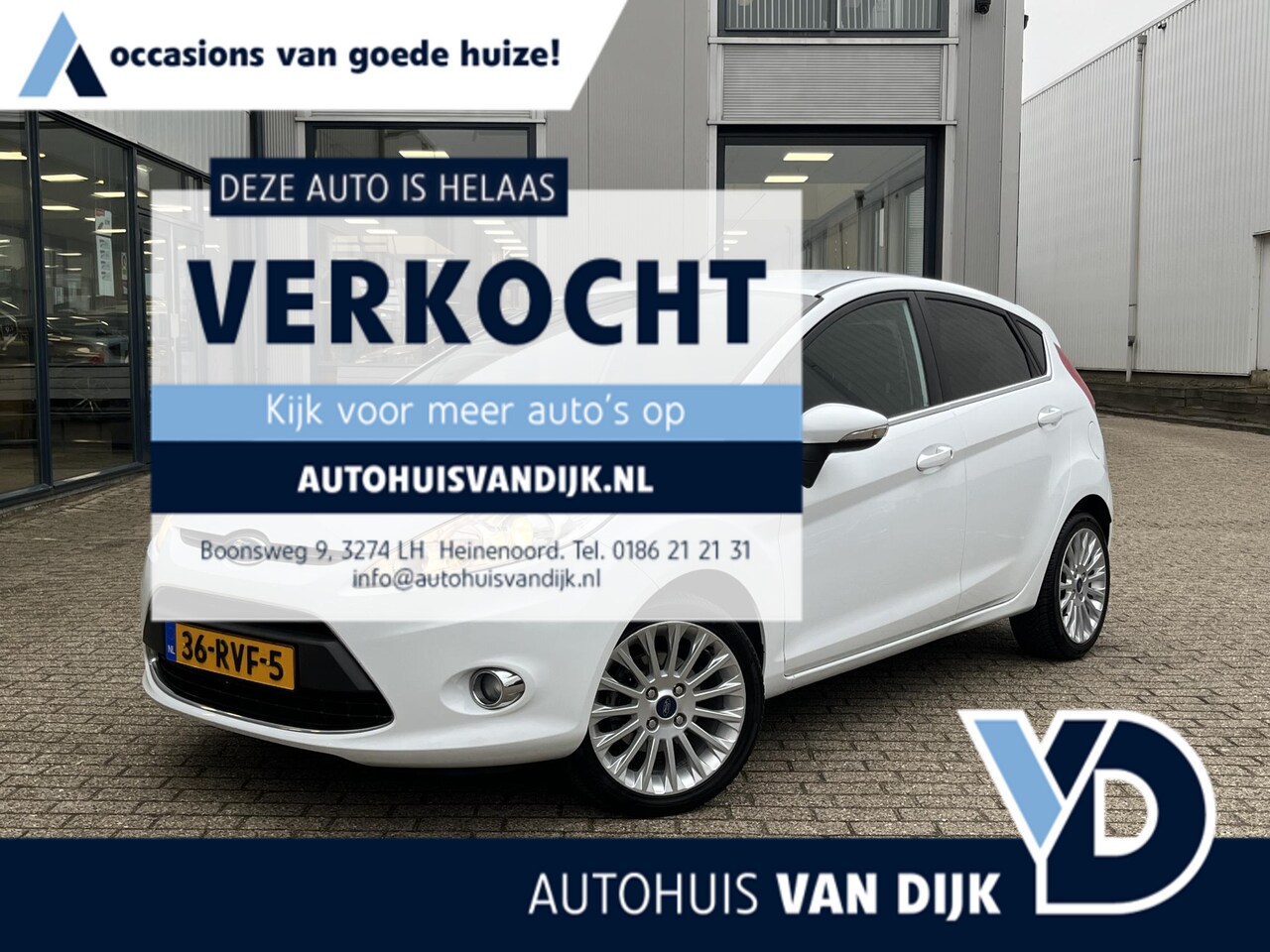 Ford Fiesta - 1.25 Titanium | NL Auto/Clima/Cruise/PDC/Bleutooth/Privacy Glass/16"+ All Season Banden - AutoWereld.nl