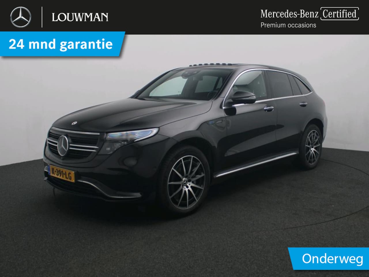 Mercedes-Benz EQC - 400 4MATIC Business Solution AMG 80 kWh AMG | Schuif-Kanteldak | Distronic | Burmester® | - AutoWereld.nl