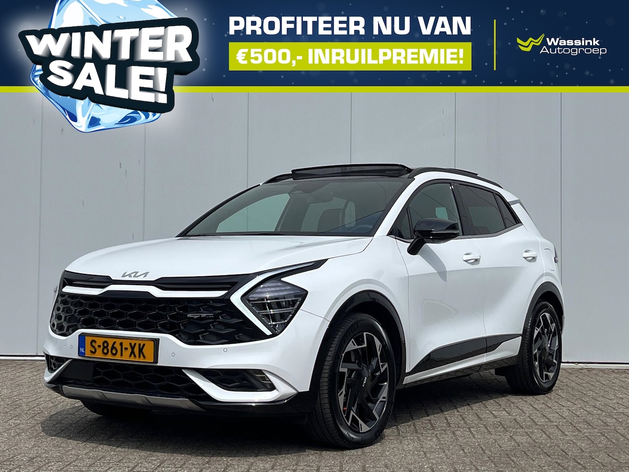 Kia Sportage - | 1.6 T-GDi 265pk Plug-In Hybrid AT6 4WD GT-Line | WINTERSALE | Schuif- Kanteldak | Elektr - AutoWereld.nl