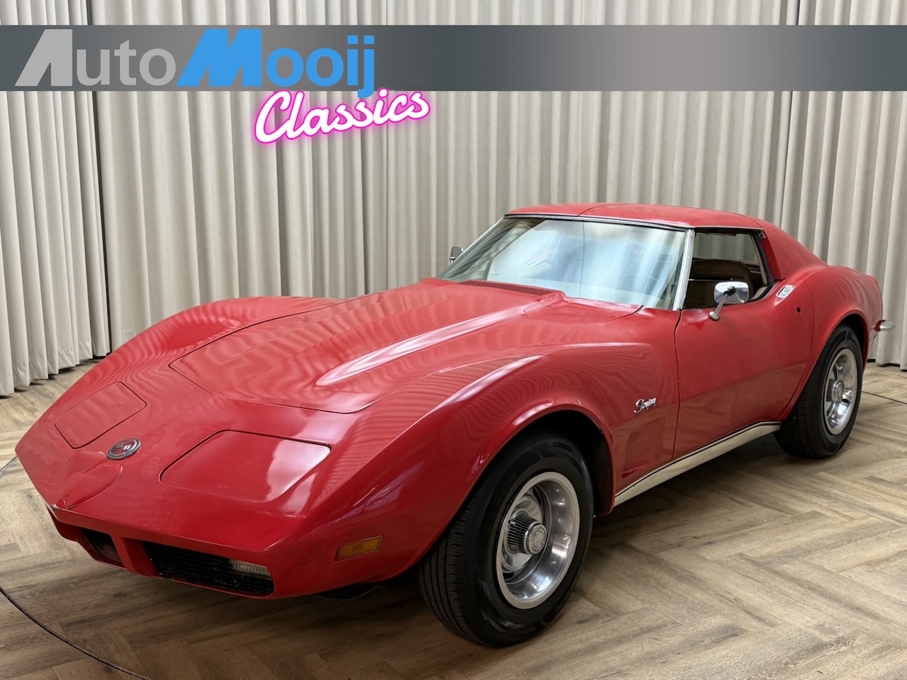 Chevrolet Corvette - C3 Targa / Matching Numbers / 1973 / One Year Only Chroom Bumper / Edelbrock - AutoWereld.nl