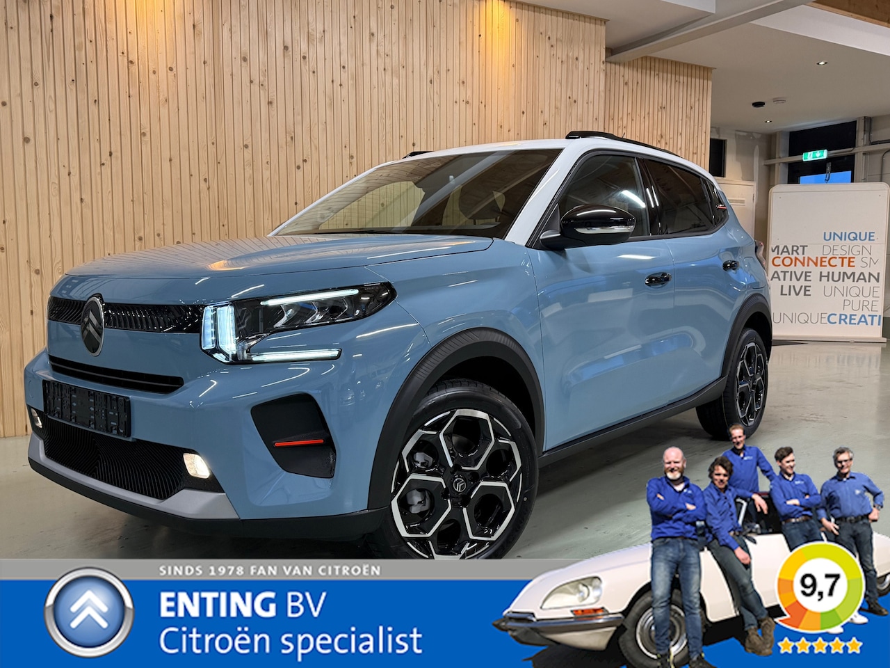 Citroën C3 - 1.2 Hybrid 110pPK MAX AUT CAMERA/ECC + STOEL+STUURVERWARMING - AutoWereld.nl