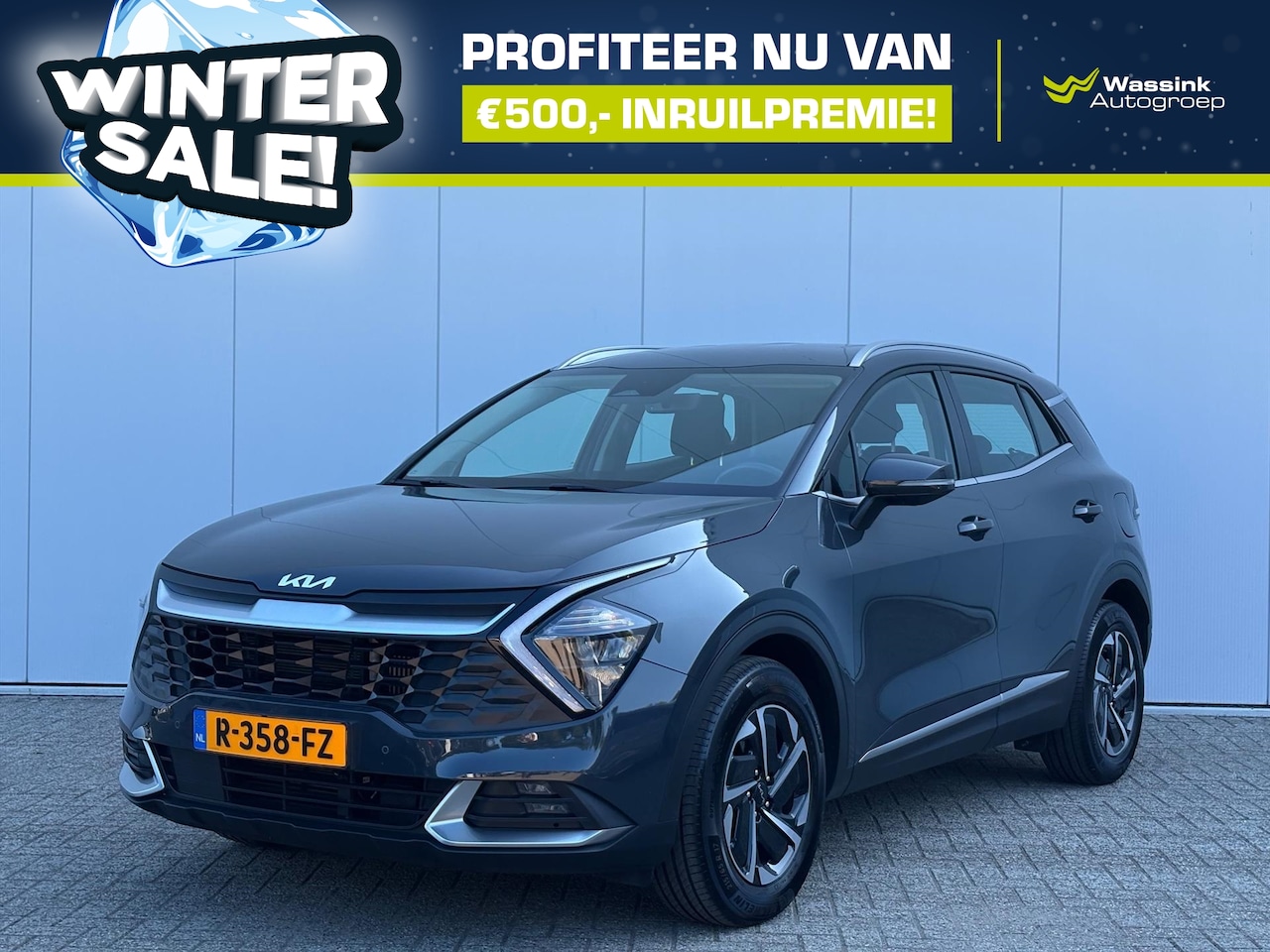 Kia Sportage - 1.6 T-GDi 230pk Hybrid AT6 DynamicLine | WINTERSALE | Camera | Navigatie | Carplay | Adapt - AutoWereld.nl