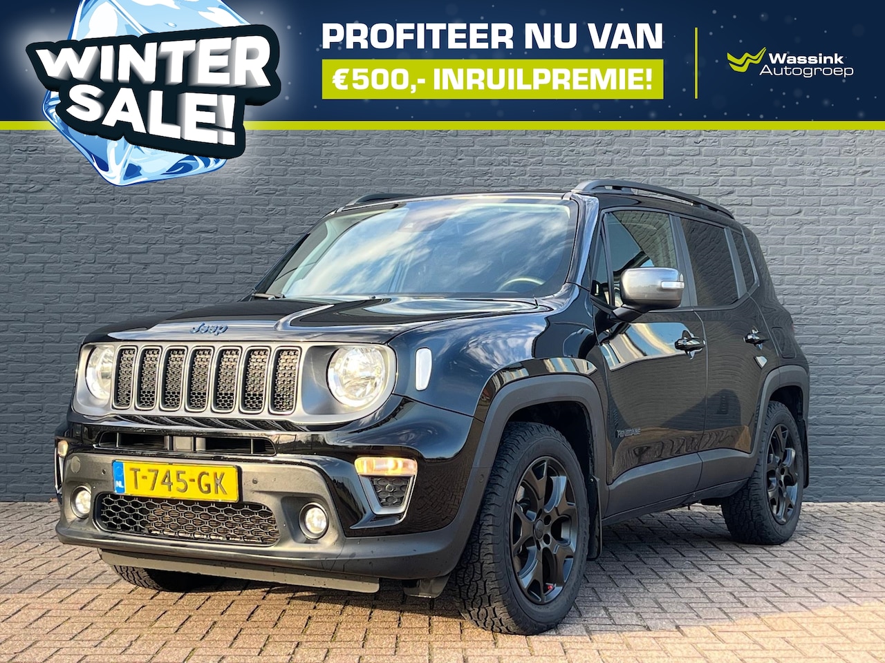 Jeep Renegade - 1.3T 4xe 240pk Plug-in Hybrid 4WD Aut S | WINTERSALE | Stoel- & Stuurverwarming | Sensoren - AutoWereld.nl