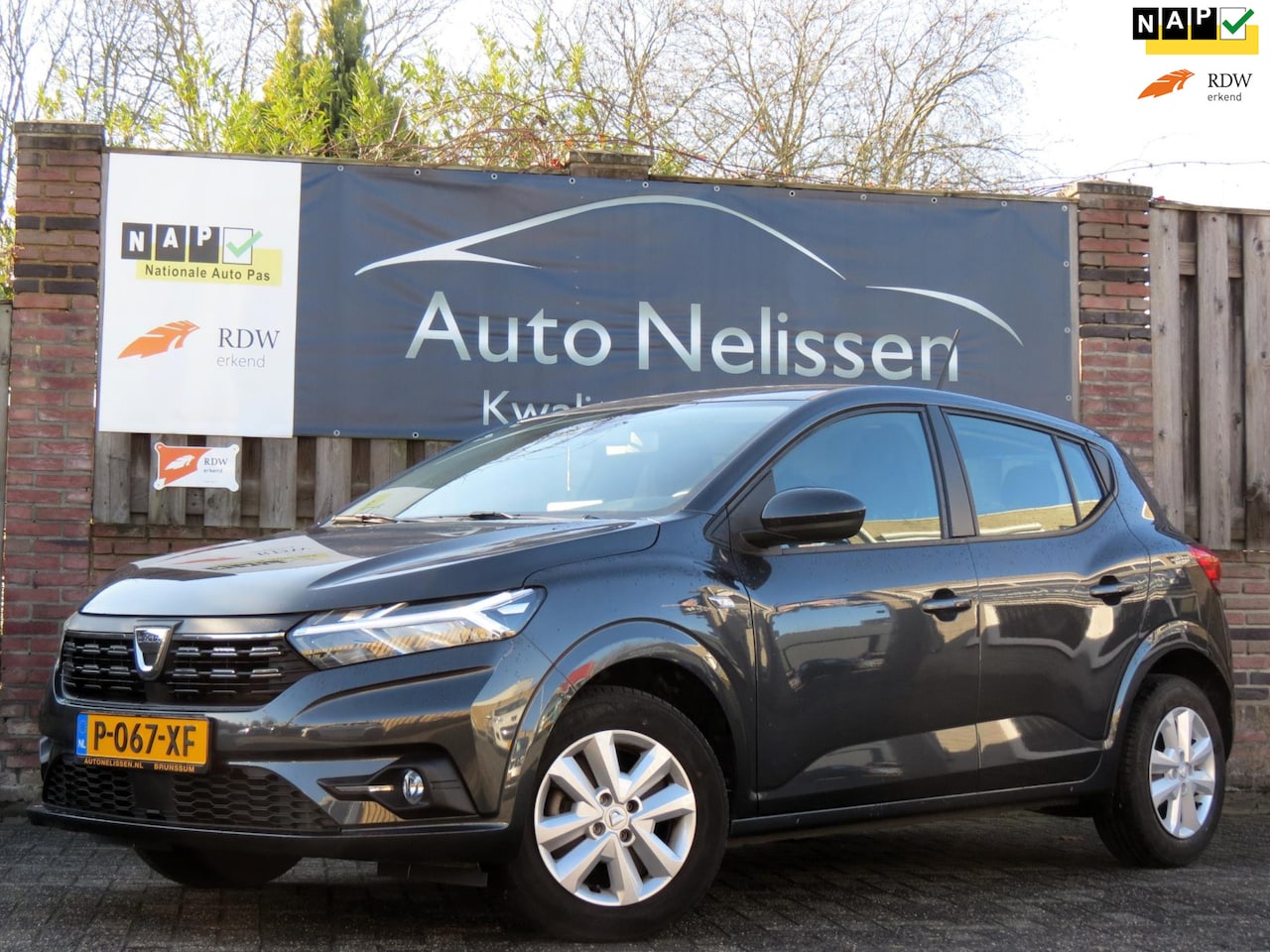 Dacia Sandero - 1.0 TCe 90 Comfort 1e EIGENAAR | GROOT SCHERM | PARKEERSENSORS | CRUISE CONTROL | DAB | LE - AutoWereld.nl
