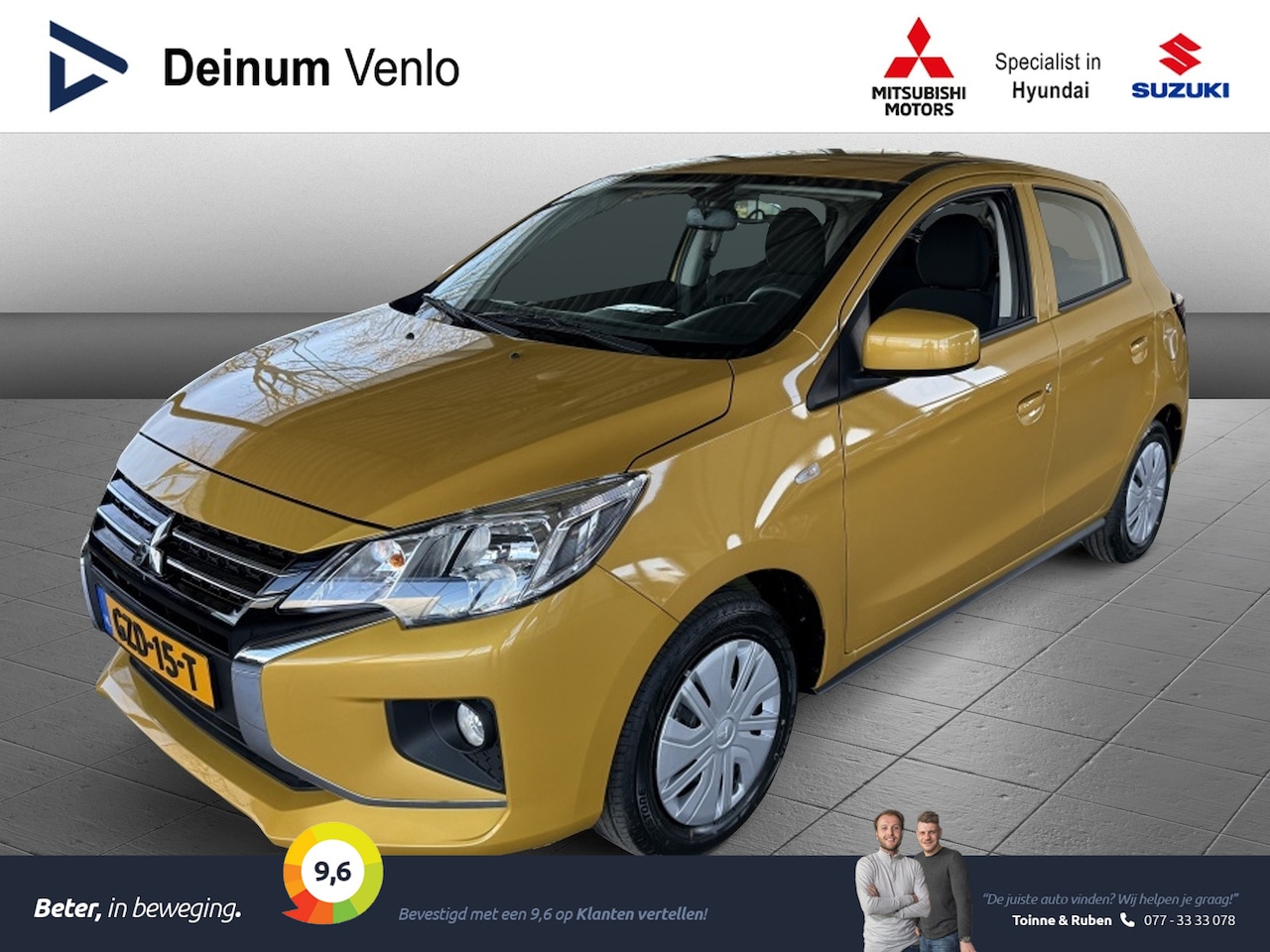 Mitsubishi Space Star - 1.2 Active | 7 jaar garantie ! | Apple Carplay & Android Auto | - AutoWereld.nl