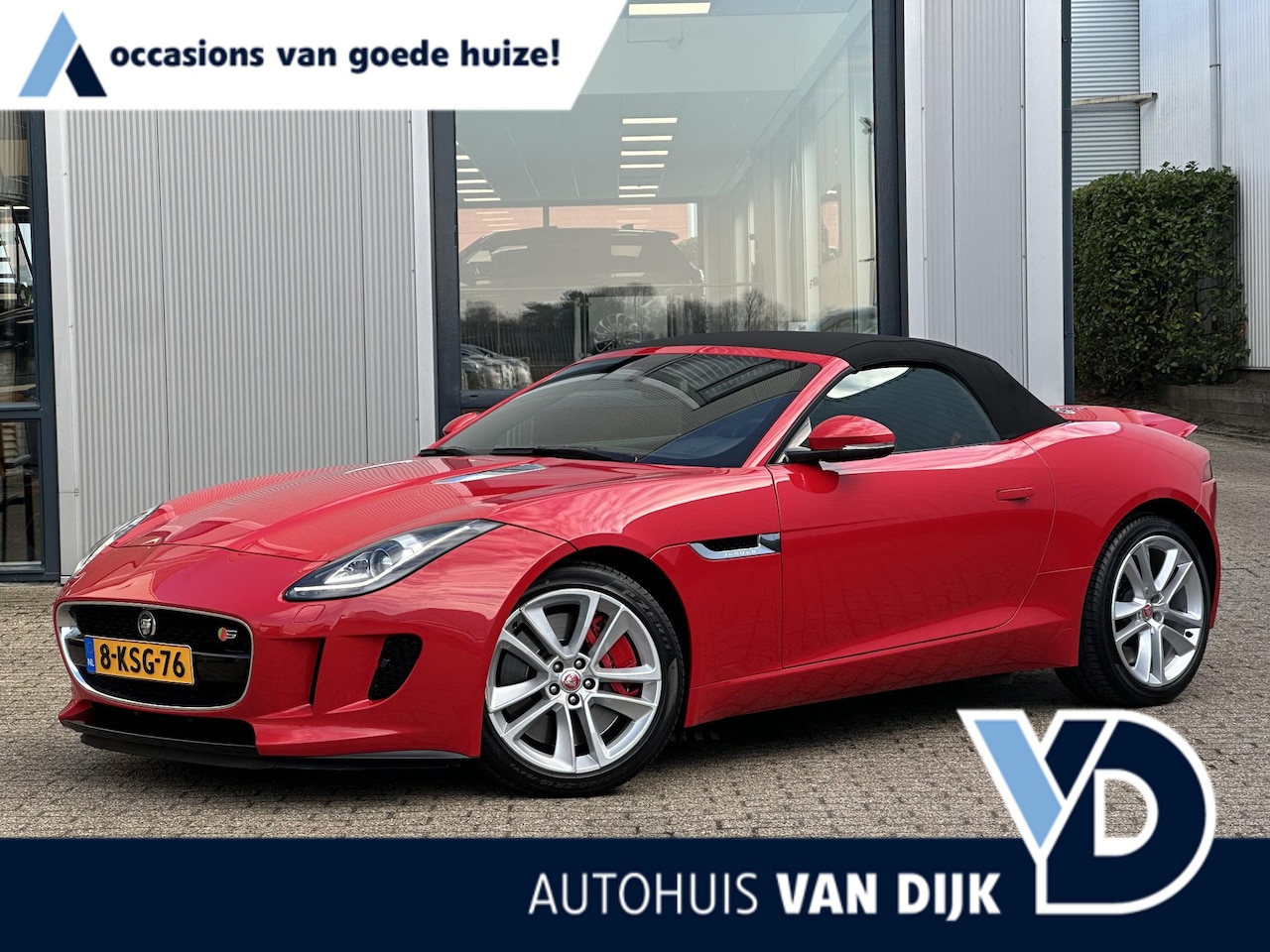 Jaguar F-type - 3.0 V6 S Convertible | NL Auto/2e Eig./Navi/Camera/Leder/Clima/Cruise/Performance Seats - AutoWereld.nl