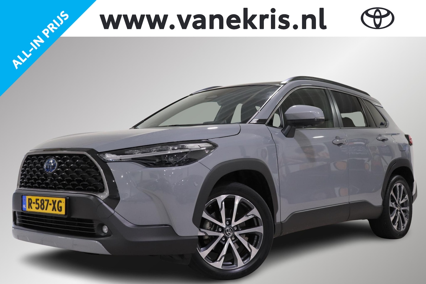 Toyota Corolla Cross - 2.0 High Power Hybrid Launch Edition 2.0 High Power Hybrid Launch Edition, JBL, BSM, PANO, Leder Zwart! - AutoWereld.nl
