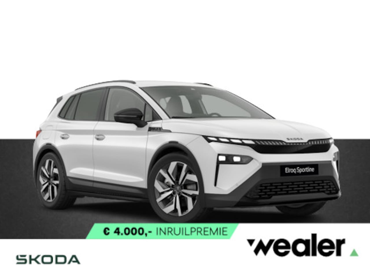 Skoda Elroq - 85 Sportline 286 PK | Trekhaak | Led Matrix | Elektrische achterklep | Verlichte Grille | - AutoWereld.nl