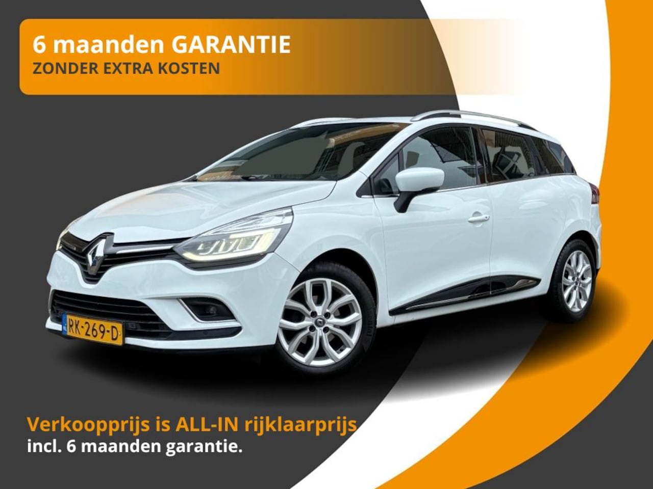 Renault Clio Estate - ESTATE TCe 90 INTENS HALF LEDER/NAVI/LED/CAMERA/NL-AUTO/1e EIG. - AutoWereld.nl
