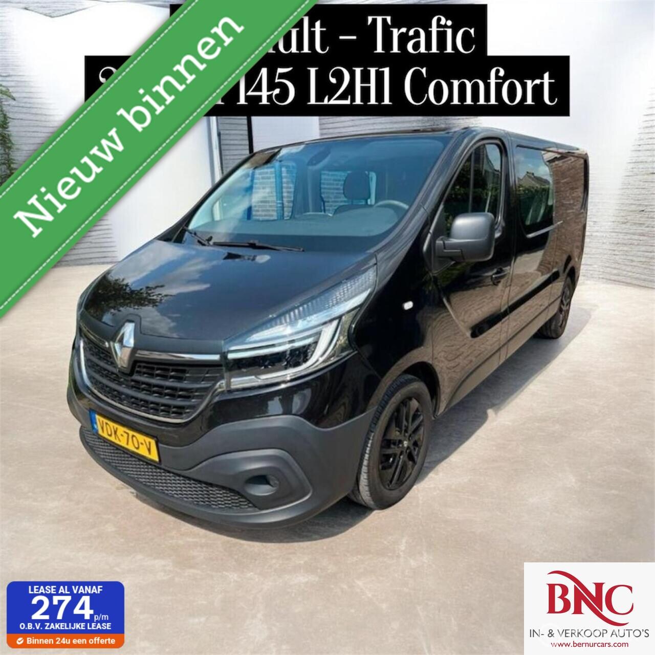 Renault Trafic - bestel 2.0 dCi 145 T29 L2H1 DC Comfort - AutoWereld.nl