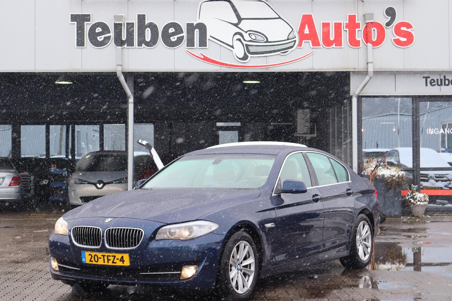 BMW 5-serie - 520i High Executive Lederen interieur, Climate control, Cruise control, Navigatie - AutoWereld.nl