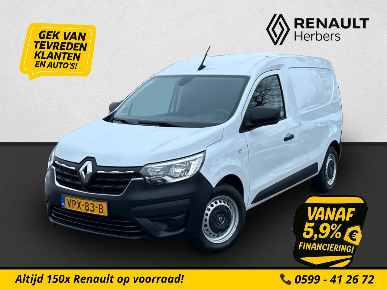 Renault Express - 1.5 dCi 75 Comfort CRUISE / PDC / AIRCO / SCHUIFDEUR - AutoWereld.nl