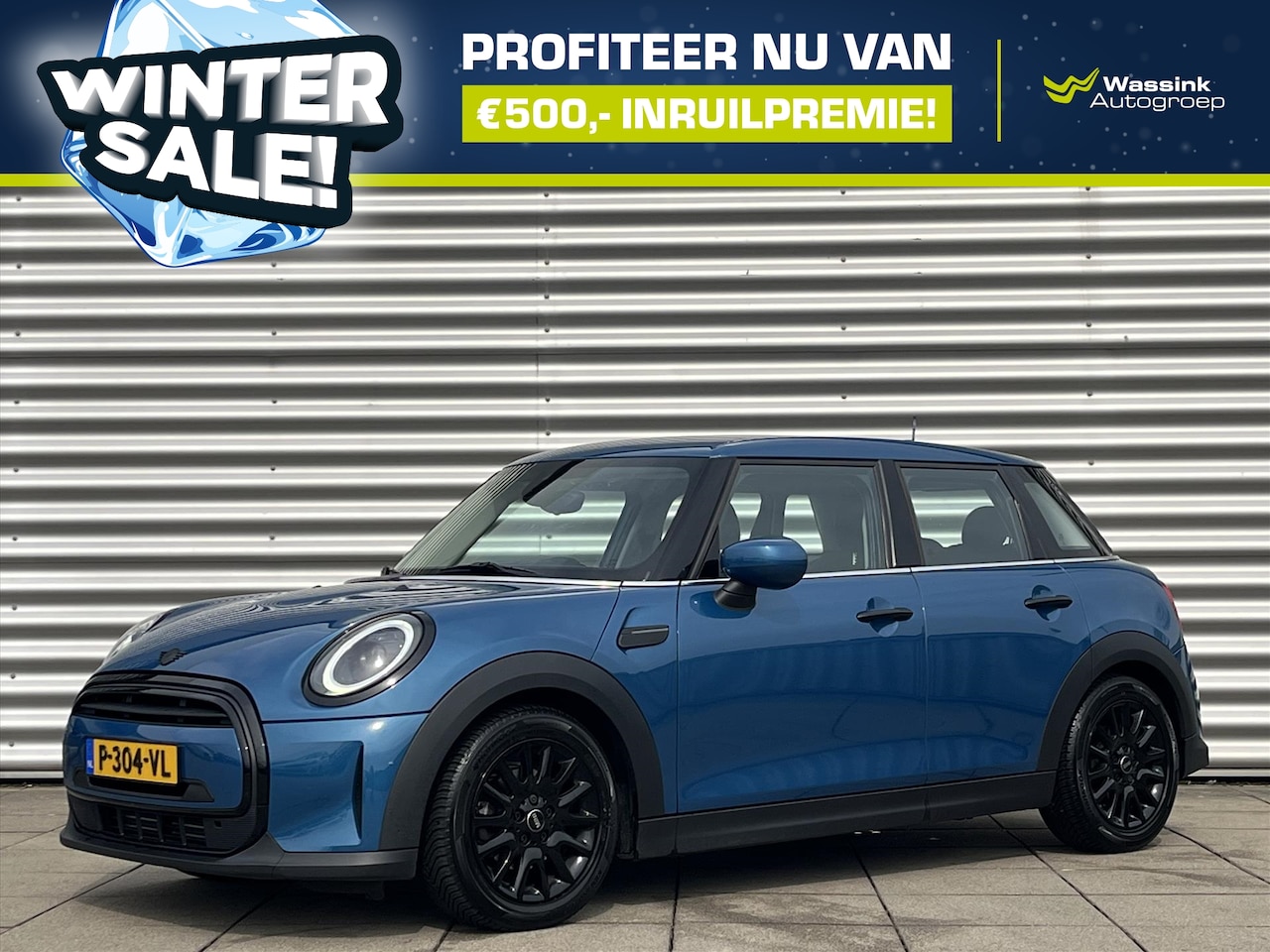 MINI One - Mini 5-Deurs (f55) 1.5 102pk 5-drs Automaat Business Edition | Navigatie | Black Pack | LE - AutoWereld.nl