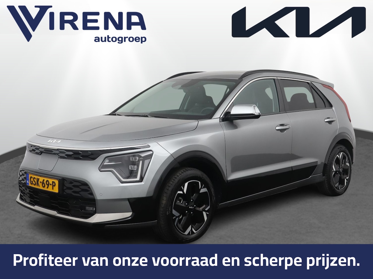 Kia Niro EV - DynamicPlusLine 64.8 kWh - Stoel-/stuurverwarming - Schuif-/kanteldak - Cruise Control - N - AutoWereld.nl