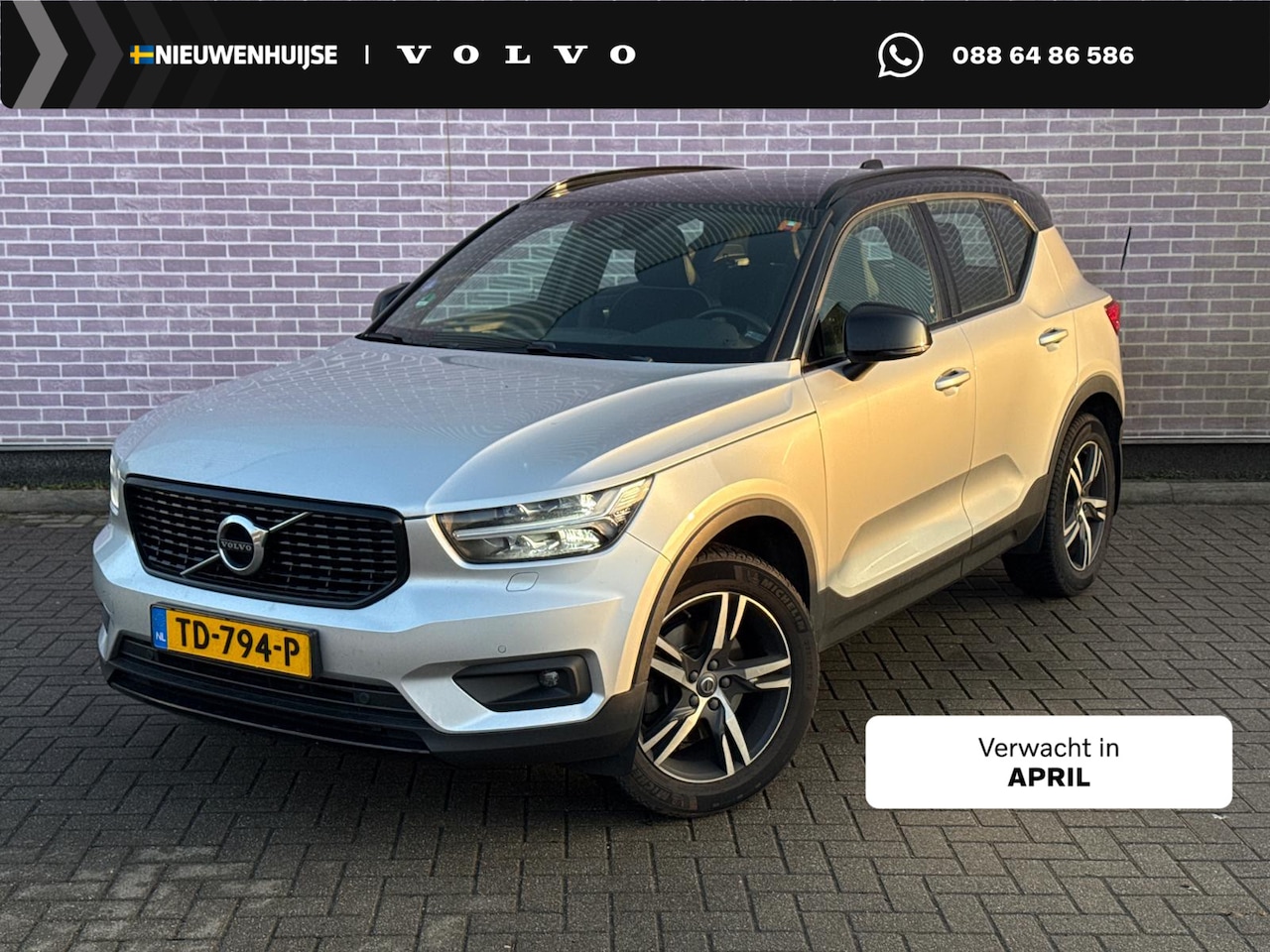 Volvo XC40 - 2.0 T4 AWD R-Design | Parkeersensoren | Trekhaak | Keyless Entry | Parkeercamera | Adaptie - AutoWereld.nl
