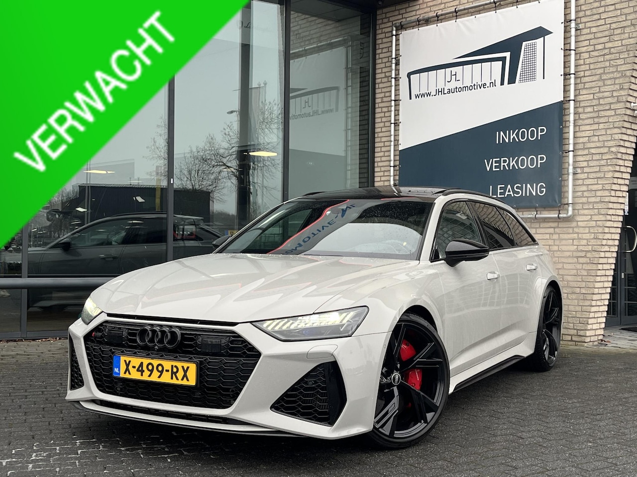 Audi RS6 - *KREIDE-EXCLUSIVE*CERAMIC*ST.KACHEL*HAAK*B&O*PANO* - AutoWereld.nl
