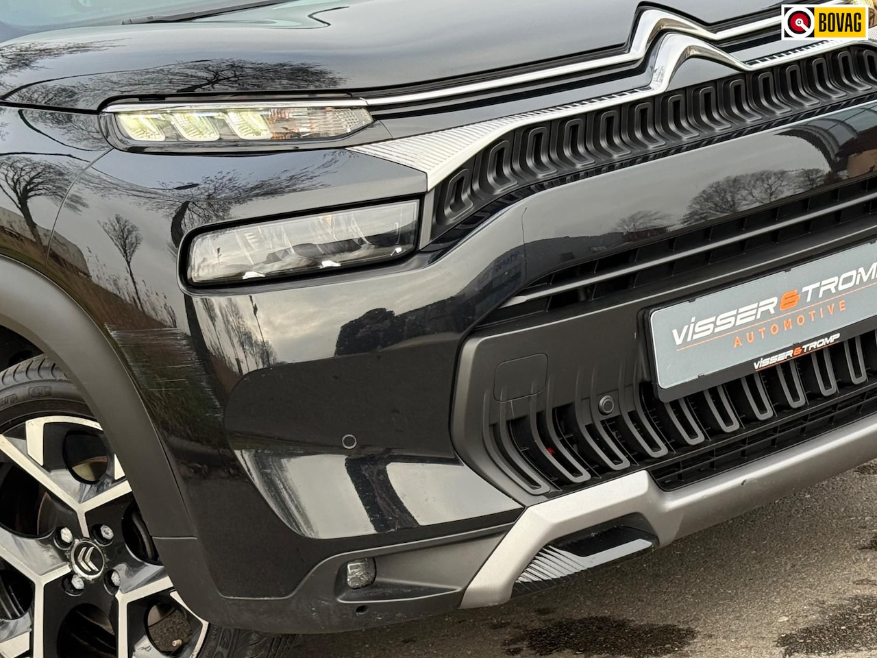 Citroën C3 Aircross - 1.2 PureTech Shine 130pk Automaat - Noir Perla Nera - Panorama schuifdak/Carplay - AutoWereld.nl