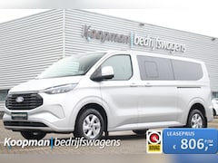 Ford Transit Custom - 2.5 PHEV 233pk L2H1 Kombi Limited | 9-Persoons | Incl BPM | Stuur + Stoelverwarming | Keyl