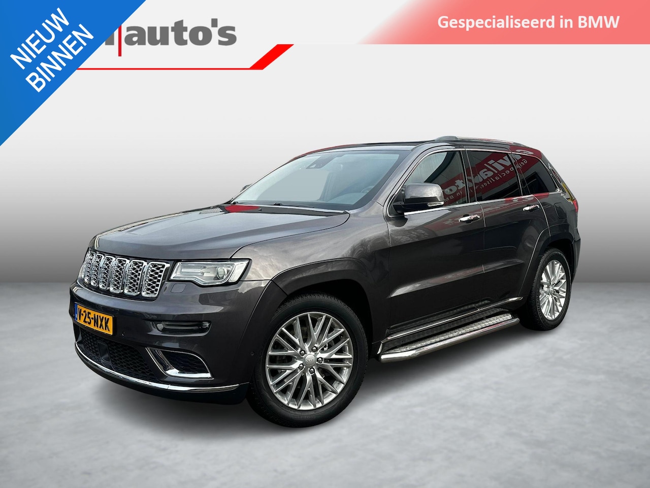Jeep Grand Cherokee - 3.0 CRD Summit GRIJS KENTEKEN - AutoWereld.nl