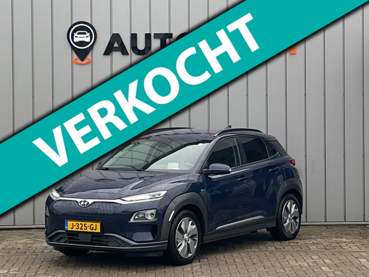 Hyundai Kona Electric - EV Premium 64 kWh FASE3|SOH100%1E EIG|DEALEROND|HUD|STOELVRM+VERKOELING|LEER|CARPLAY|STUUR - AutoWereld.nl
