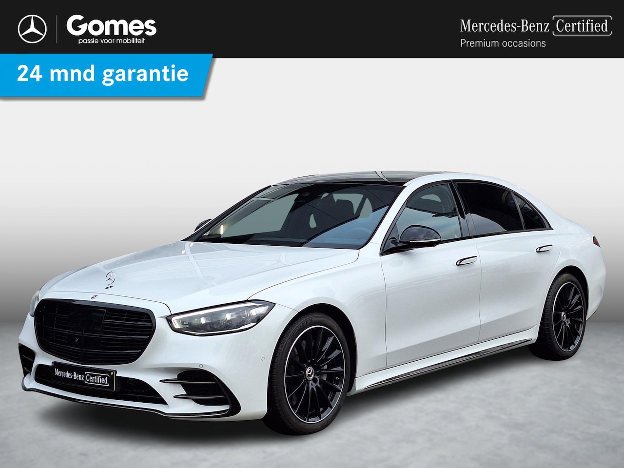 Mercedes-Benz S-klasse - 350d 4MATIC Lang AMG Line | Night pakket | Burmester | Memory pakket voor + achter | Rijas - AutoWereld.nl