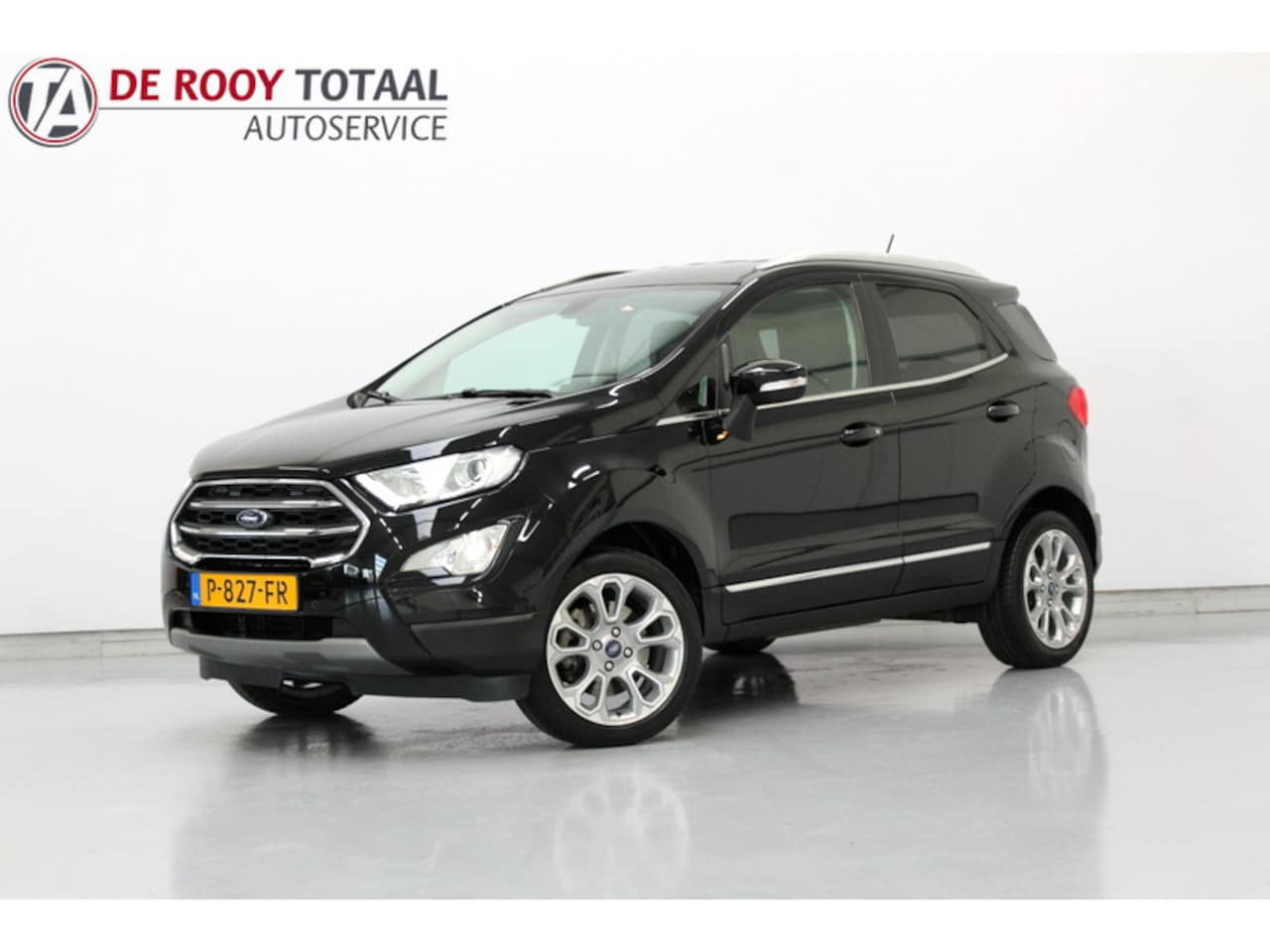 Ford EcoSport - 1.0 EcoBoost Titanium 1.0 EcoBoost Titanium 126PK, TREKHAAK | CARPLAY | DEELS LEER - AutoWereld.nl
