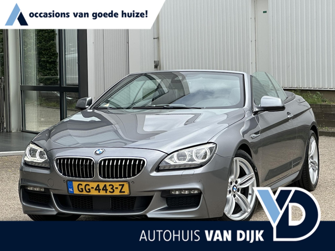 BMW 6-serie Cabrio - 640i High Executive M-Pakket | NL Auto/2e Eign./Voll.Historie/19"/Adapt.Cruise/Leder - AutoWereld.nl