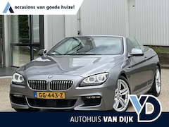 BMW 6-serie Cabrio - 640i High Executive M-Pakket | NL Auto/2e Eign./Voll.Historie/19"/Adapt.Cruise/Leder