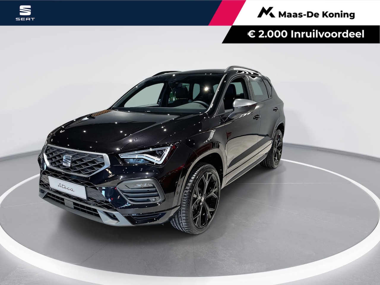 SEAT Ateca - 1.5 TSI FR Business Intense 150 PK DSG l Safe & Driving Pack XL l 19" Glossy Black velgen - AutoWereld.nl