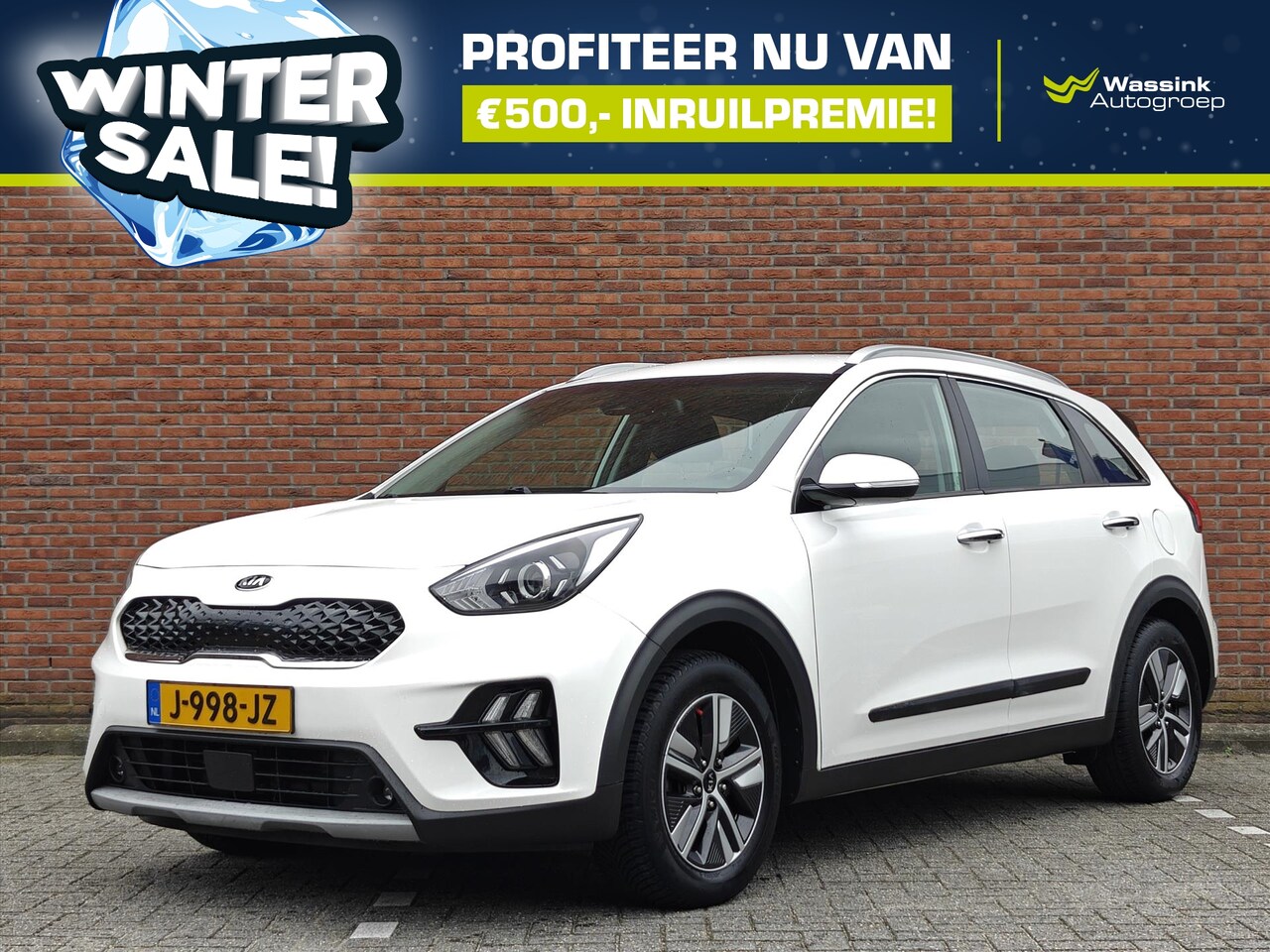 Kia Niro - 1.6 GDi Hybrid 141pk DCT6 DynamicLine | WINTERSALE I Navigatie | Climate Control | Camera - AutoWereld.nl