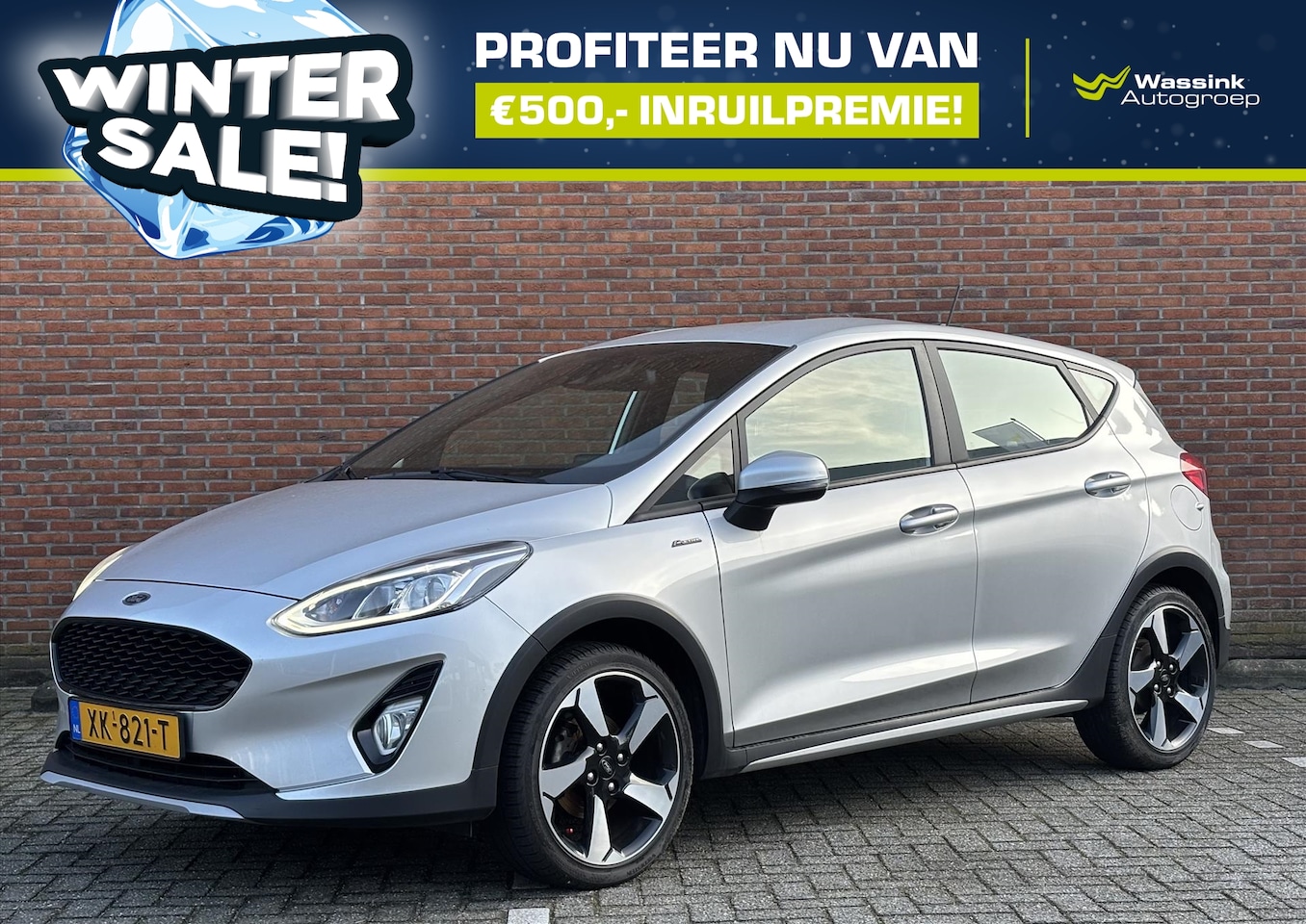 Ford Fiesta - 1.0 EcoBoost 100pk 5dr Active | WINTERSALE I Navigatie | B&O Audio | Lane assist | Apple c - AutoWereld.nl