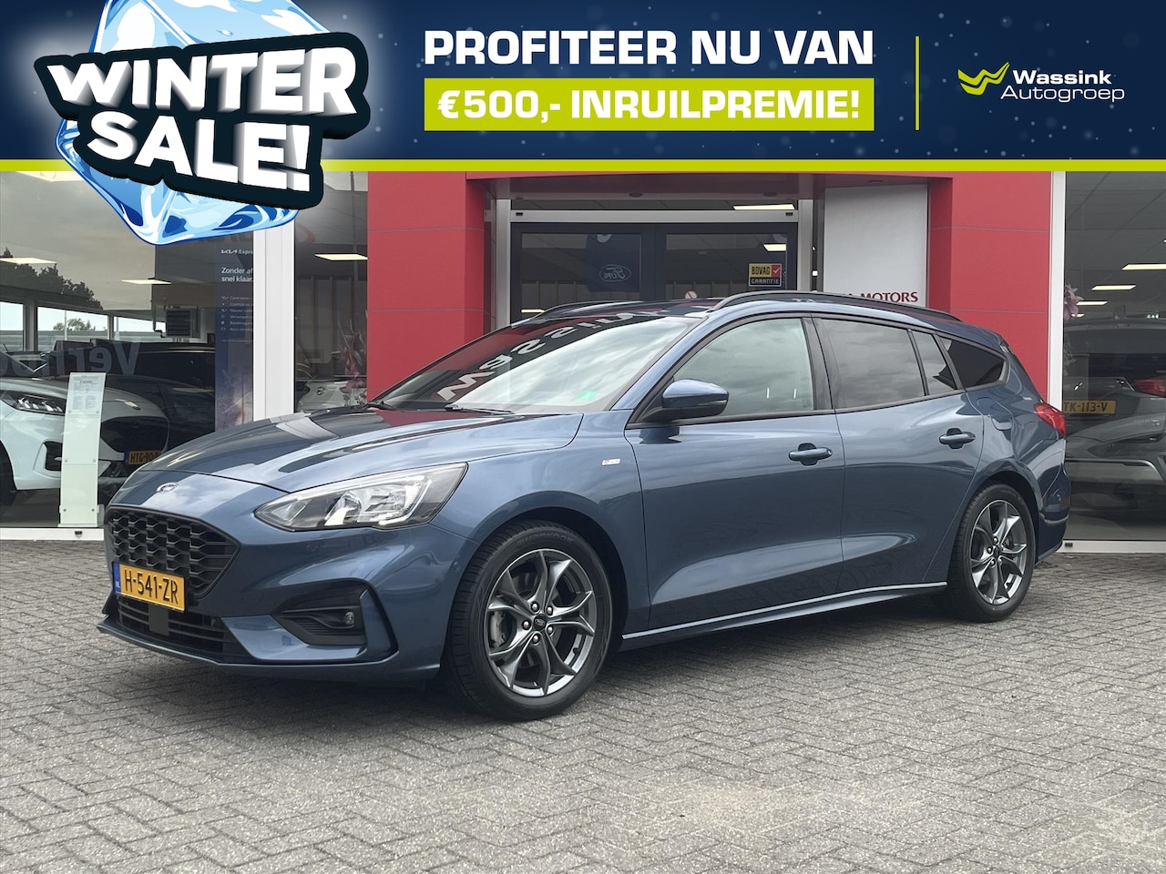 Ford Focus Wagon - 1.0 EcoBoost 125pk ST-Line Business I WINTERSALE I Cruise I Navigatie I Stuurverwarming I - AutoWereld.nl