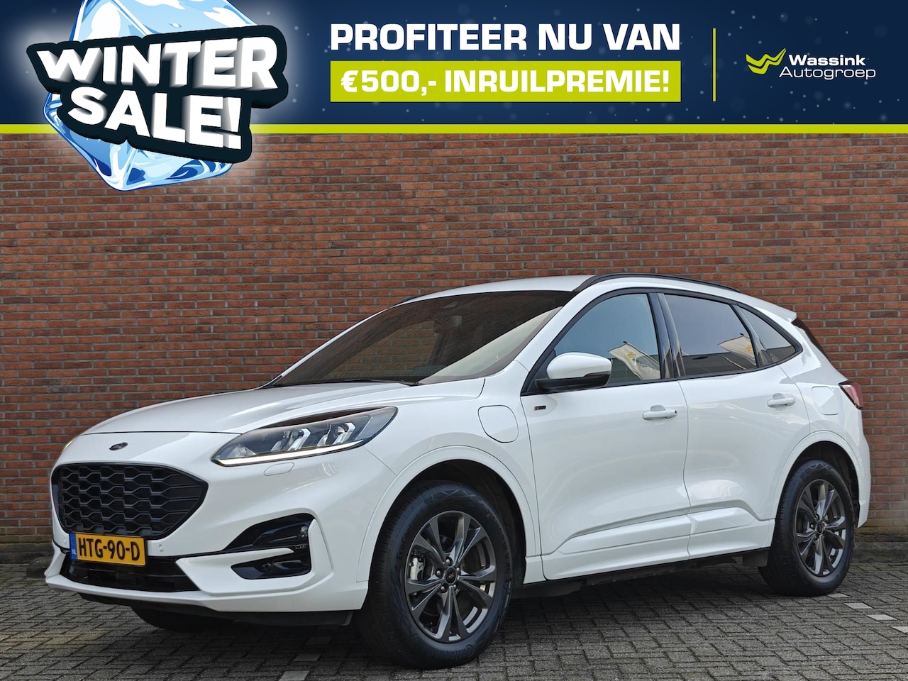 Ford Kuga - 2.5 PHEV e-CVT 225pk ST-Line X | WINTERSALE I Navigatie | Stoel erwarming voor en achter | - AutoWereld.nl