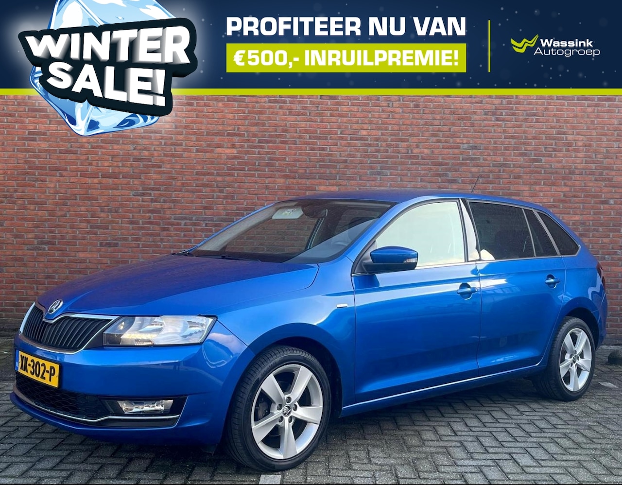 Skoda Rapid Spaceback - Clever 95pk I WINTERSALE I Climate Control I Navigatie I Cruise Control I Stoelverwarming - AutoWereld.nl