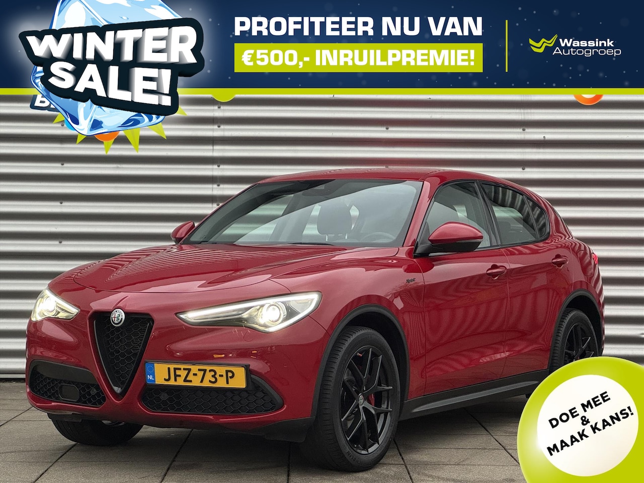 Alfa Romeo Stelvio - 2.0 GME 200pk Automaat AWD Sprint | Memory stoelen | WASSINK WINTERSALE | Handsfree achter - AutoWereld.nl